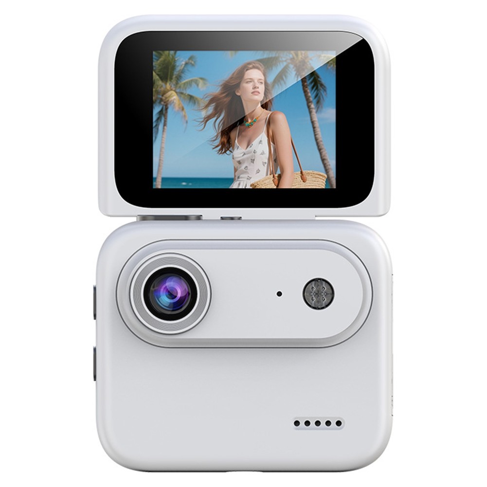 Mini Sports Camera 4K Ultra Clear Recording Vlog Recorder with Flip Screen,2848