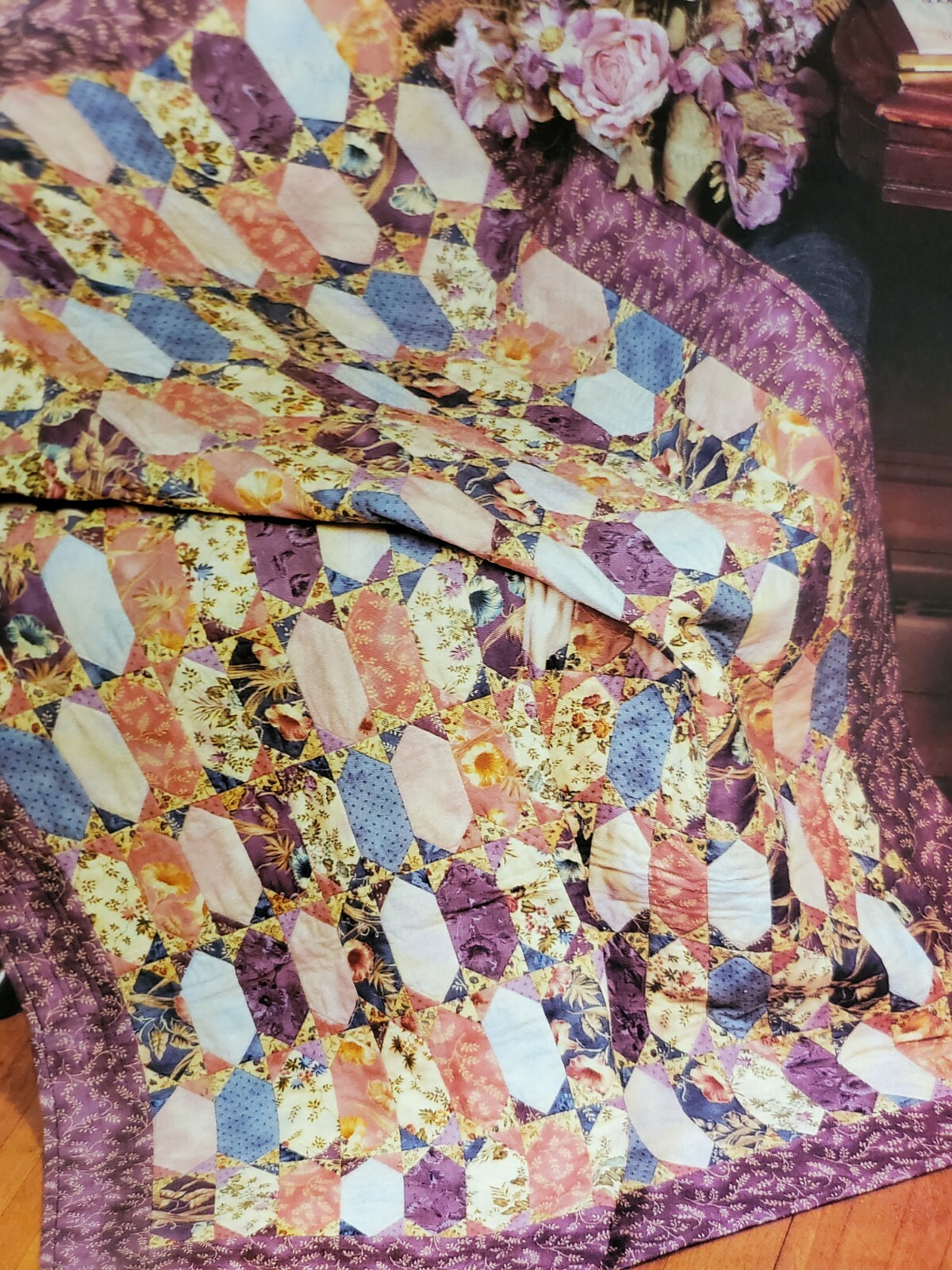"Bejeweled" Quilt Pattern from 2001 Magazine Confident Beginner