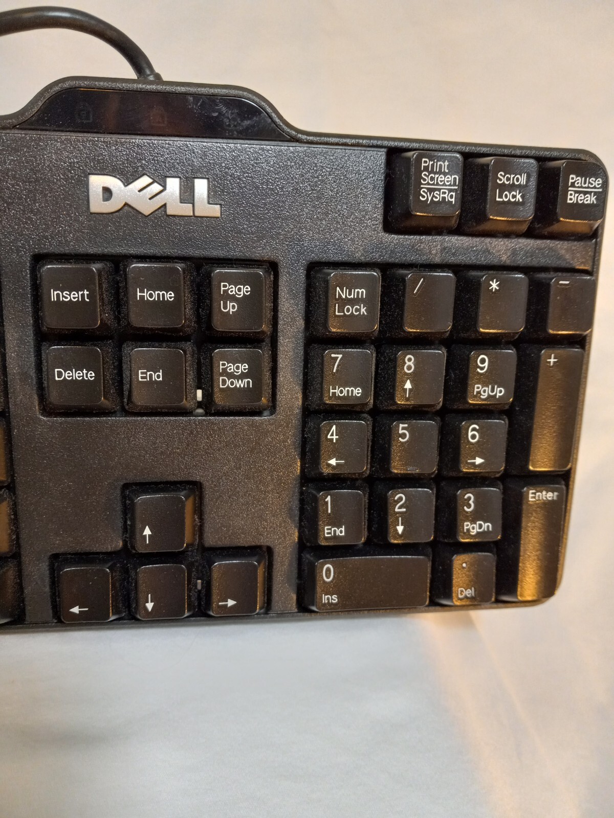 Dell Computer Keyboard Black Corded