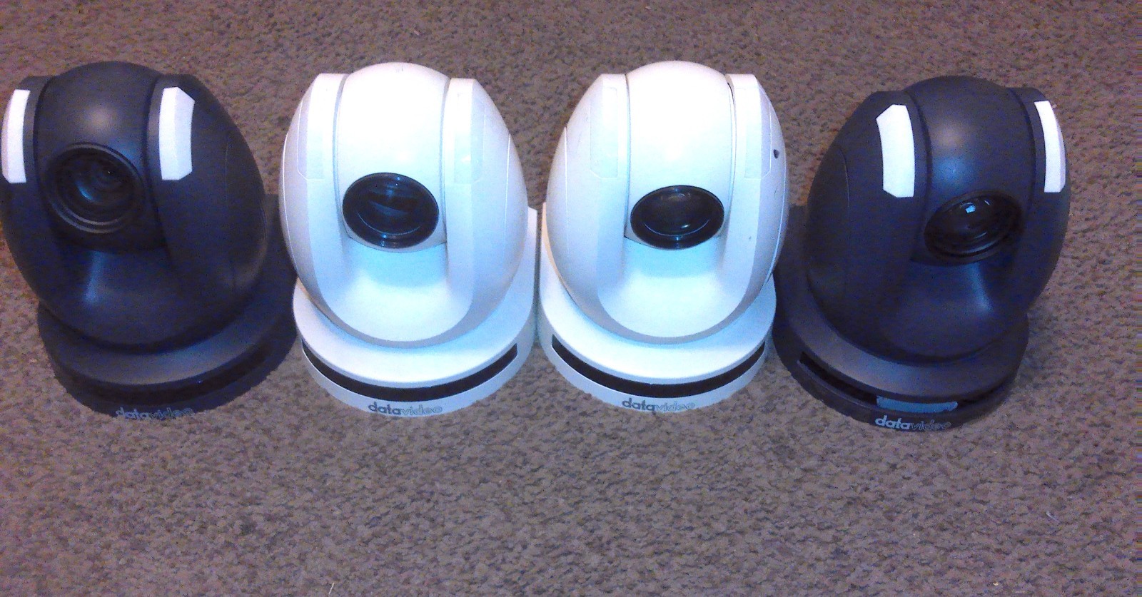 LOT OF 4 DATAVIDEO PTC-150 HD/SD PTZ LIVESTREAM CAMERAS - FOR PARTS