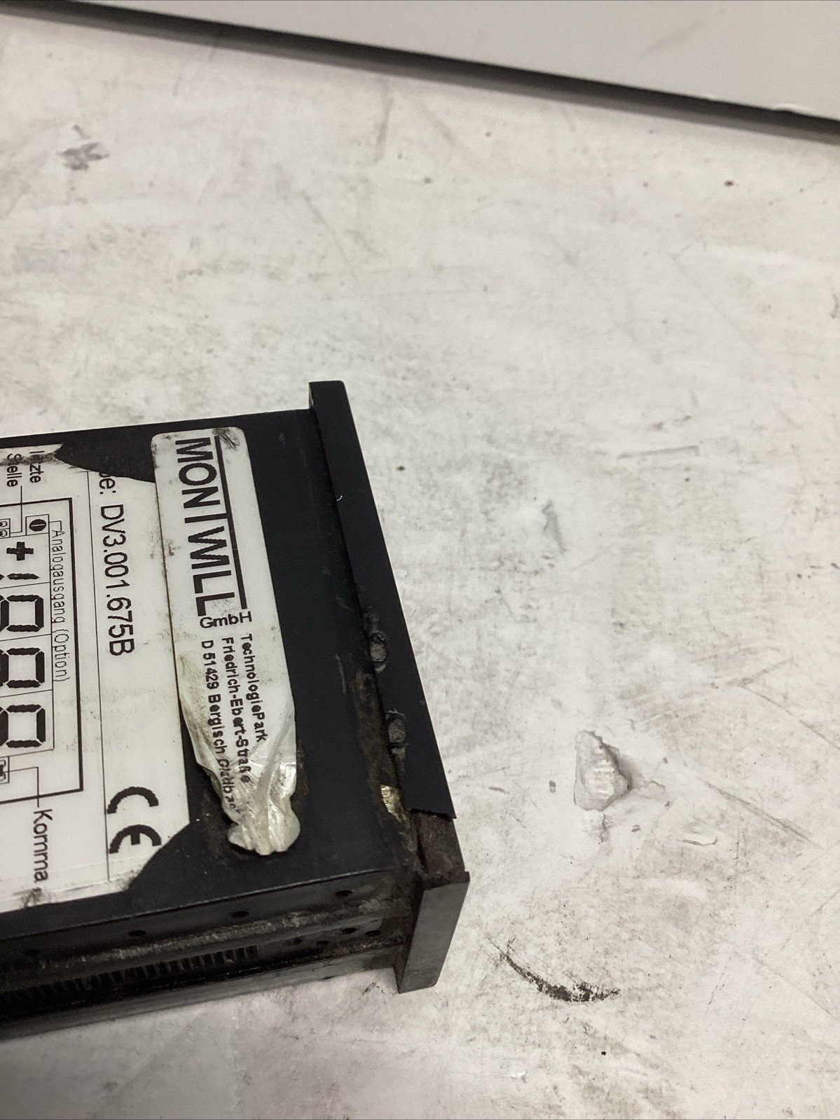 Montwill Digital Panel Meter DV3001675B I-166