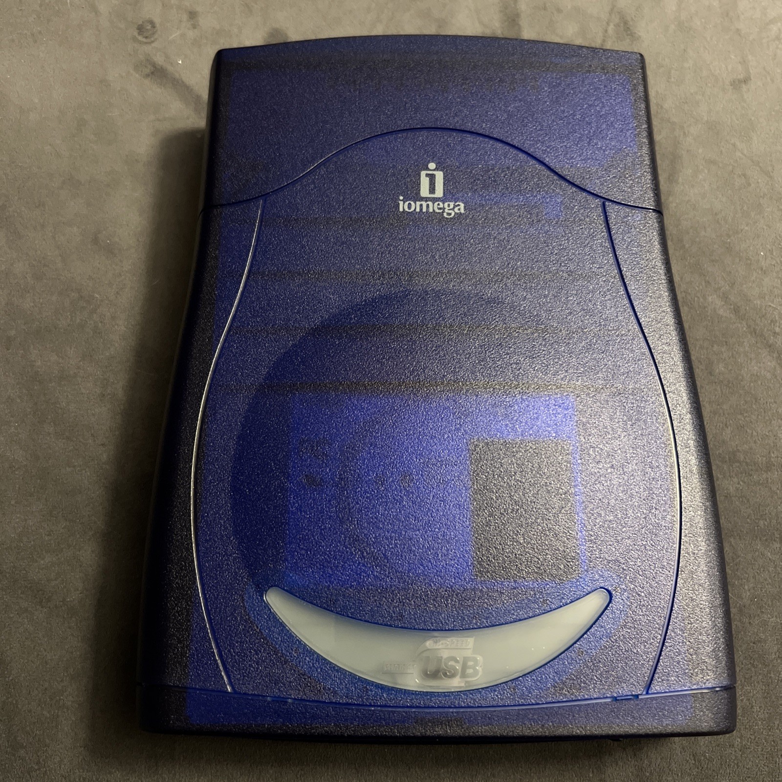 IOMEGA ZIPCD USB ZIP CD 650 DRIVE vintage y2k CD-RW no cords tested works