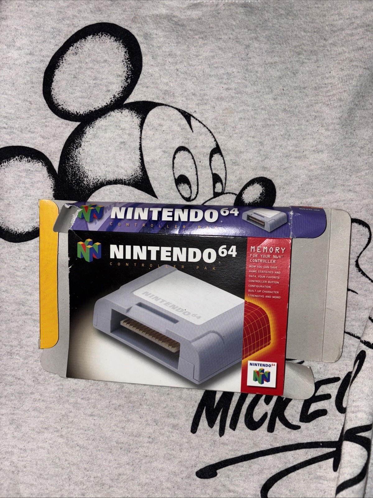Nintendo 64 N64 Controller Memory Pak Box Box Only