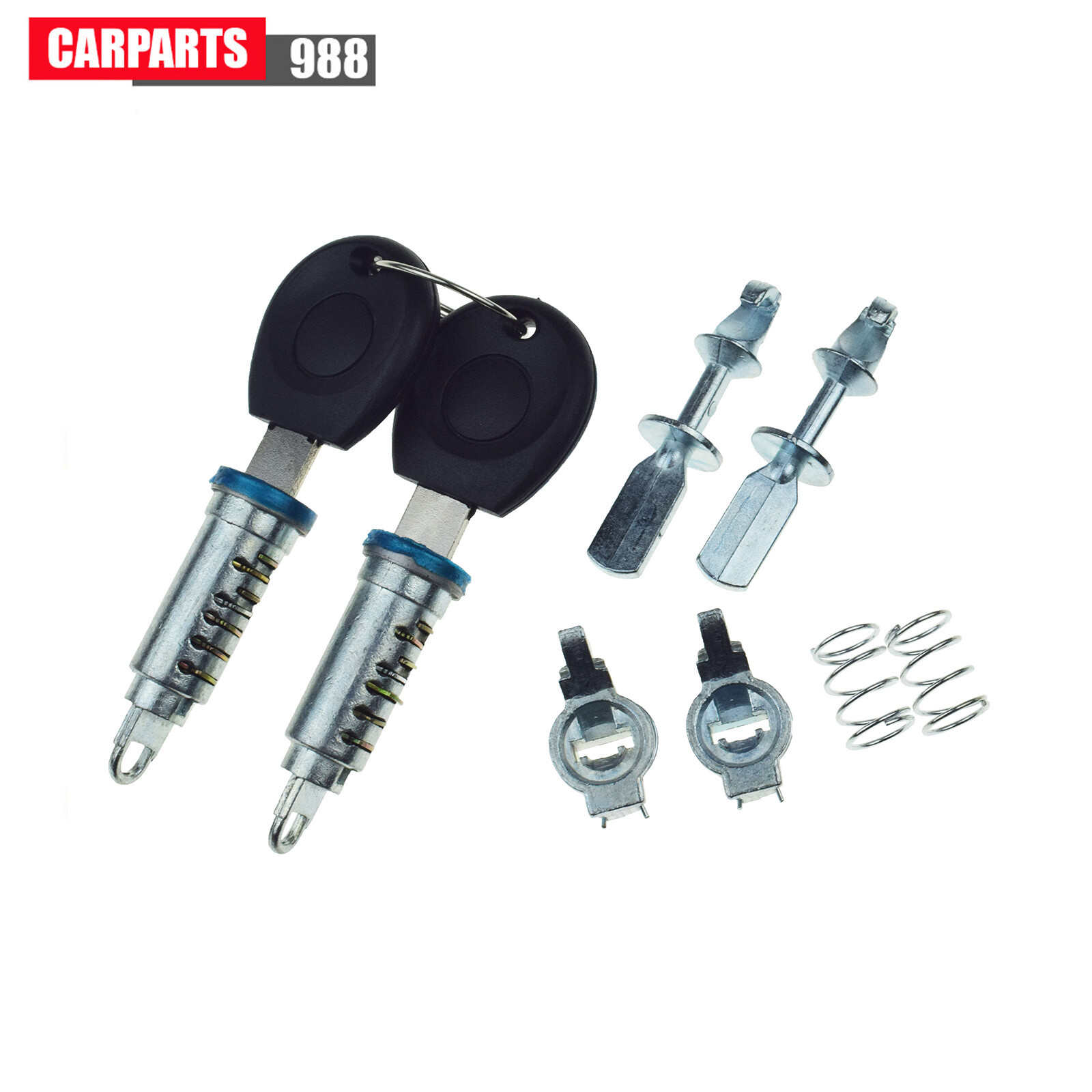 For VW Golf MK3 Polo Seat Ibiza Cordoba Door Lock Cylinder With Keys Repair Kit