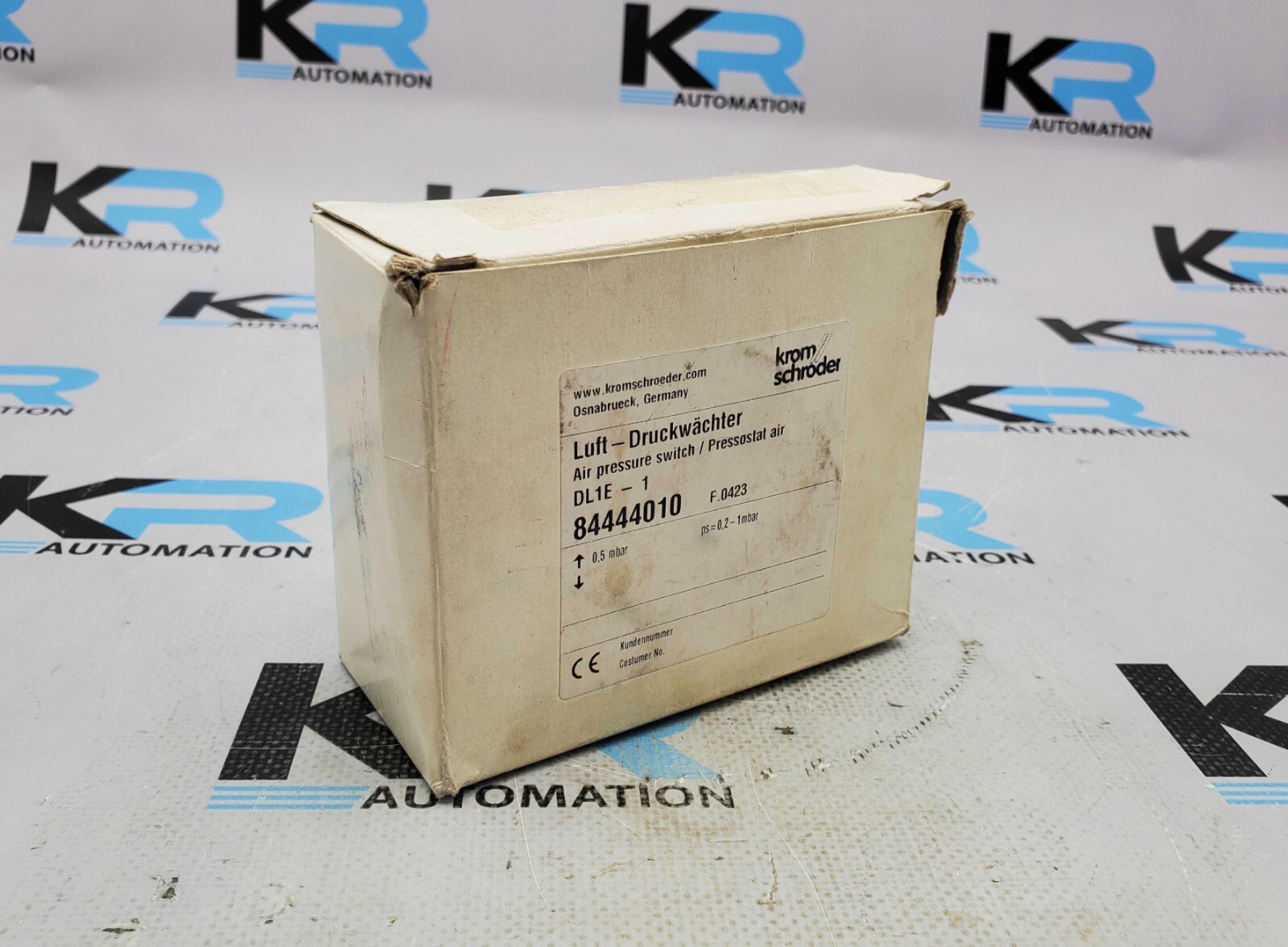 NEW Krom Schroder DL1E-1 Air Pressure Switch 0.5mBar 84444010