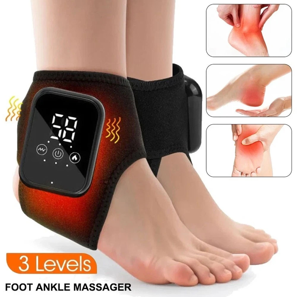 Foot Renew Triple Method Massager Heat Vibration for Heel Arch Neuropathy 1 Pair