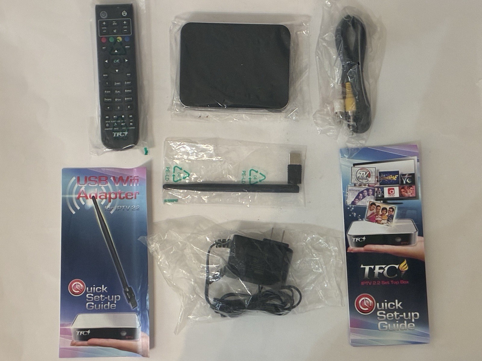 TFC Digital IPTV 2.2 Set Top Box IPTV Includes Remote OPEN BOX (Used?)