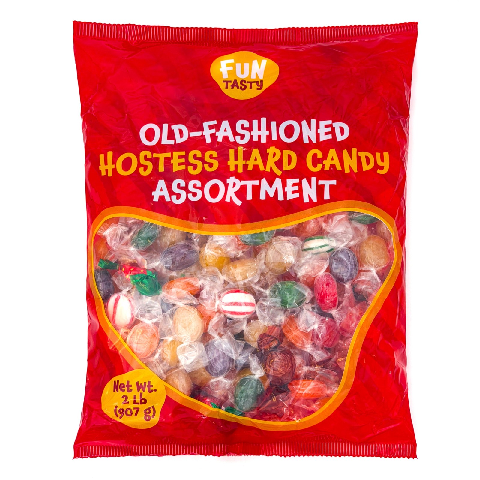 Old Fashioned Hard Candy Assortment - 2 Pound Bag - Hard Candy Individually W