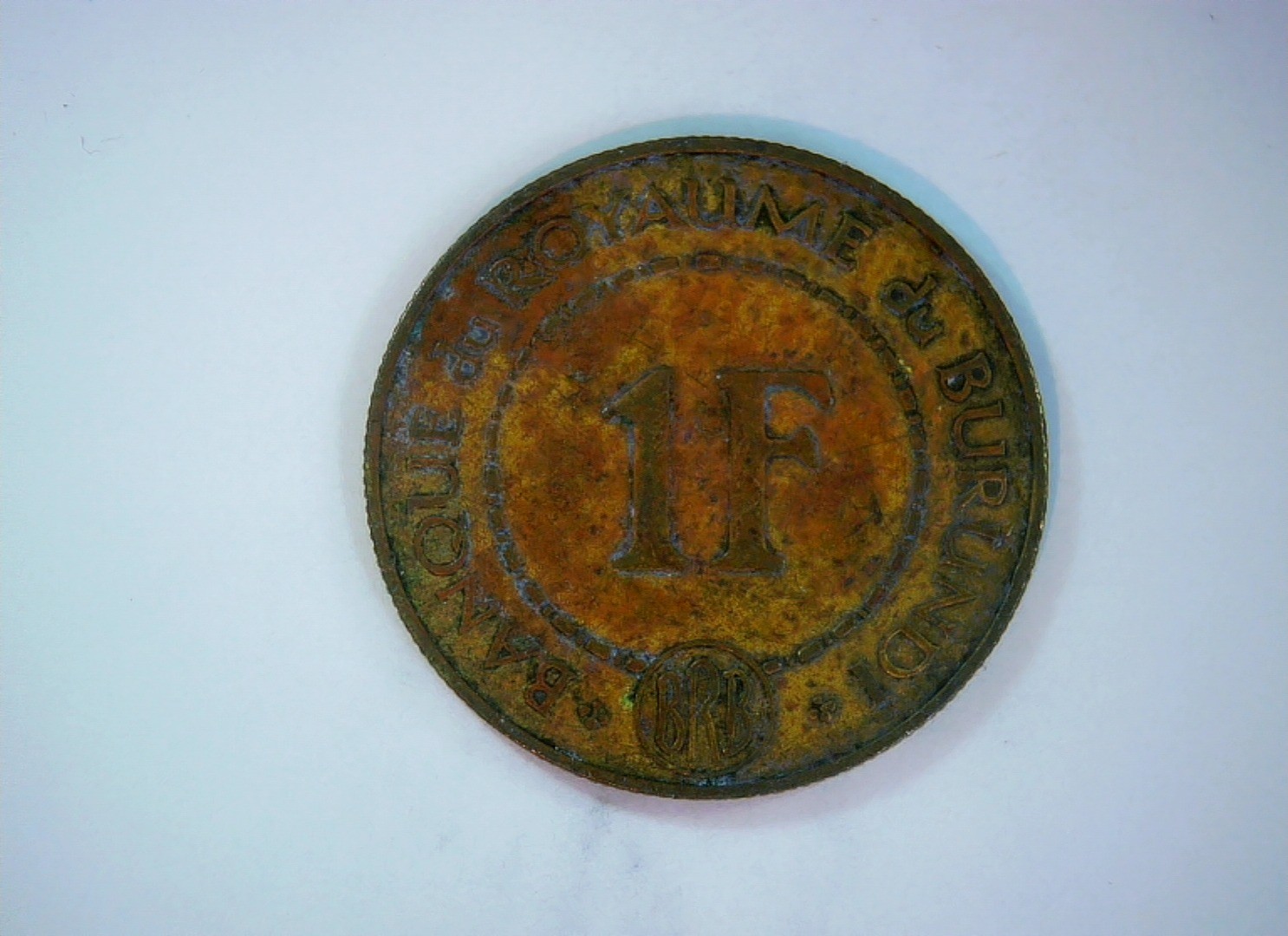 Burundi 1965 1 Franc Coin