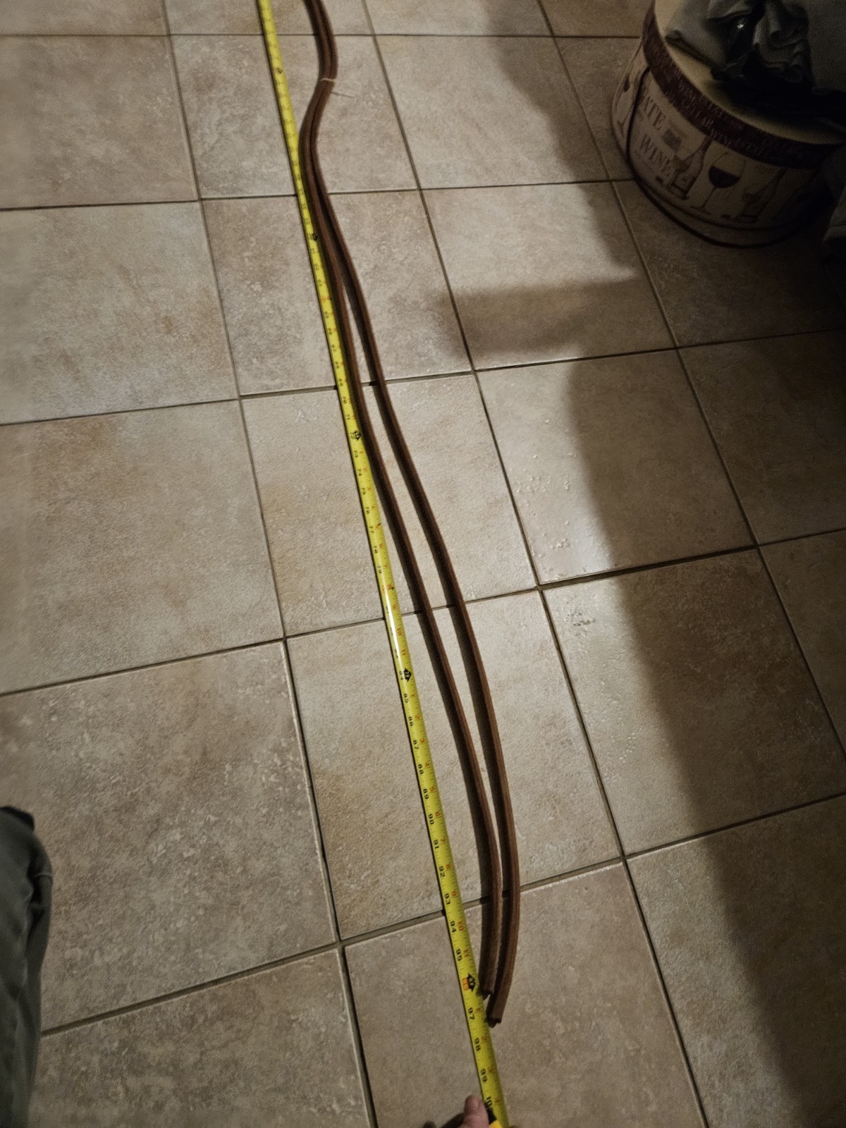 Rolled Leather Western Reins 98"