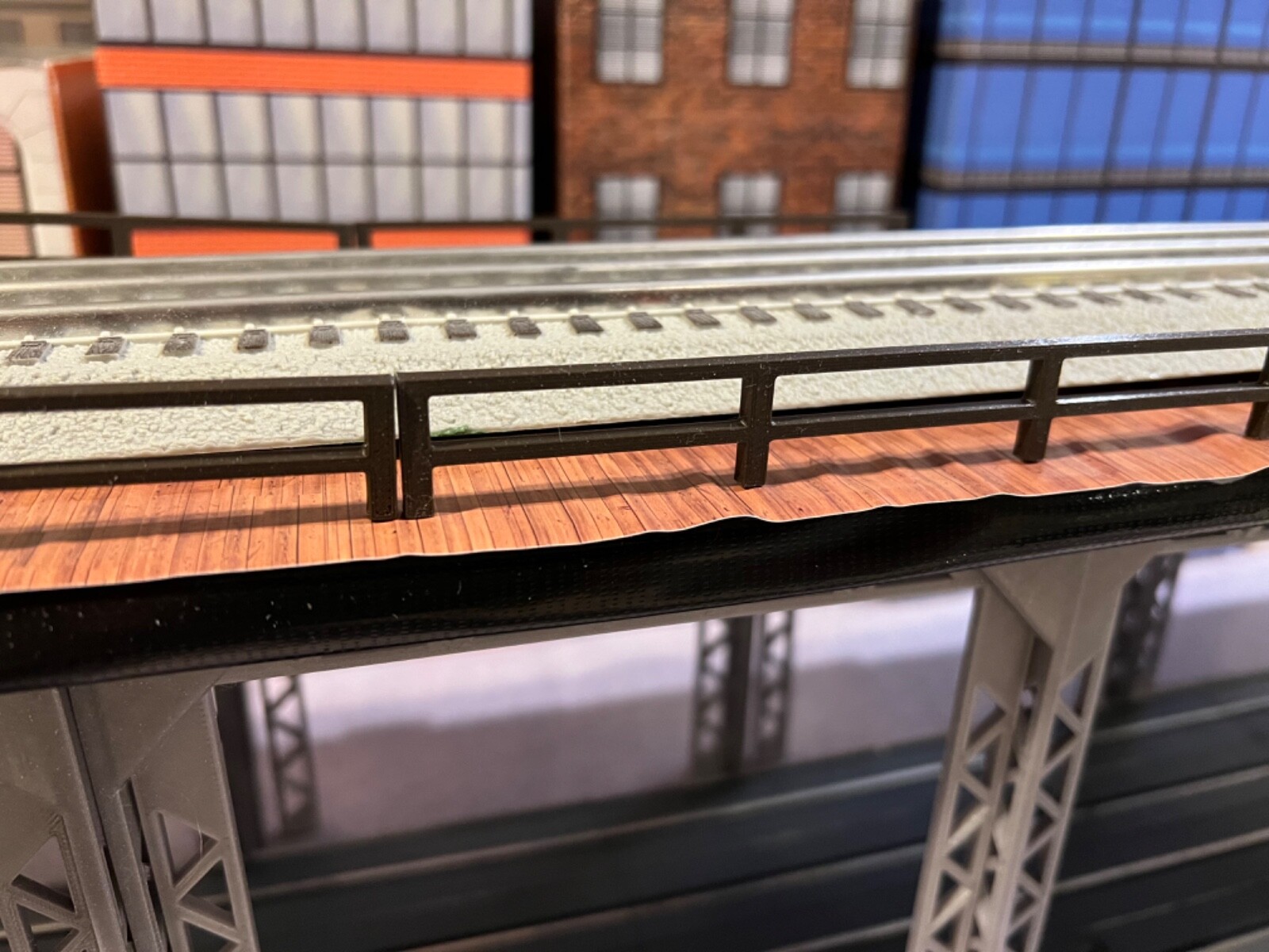 O Scale Railings for Platforms Fields and More - Five 6 inch Long Pieces