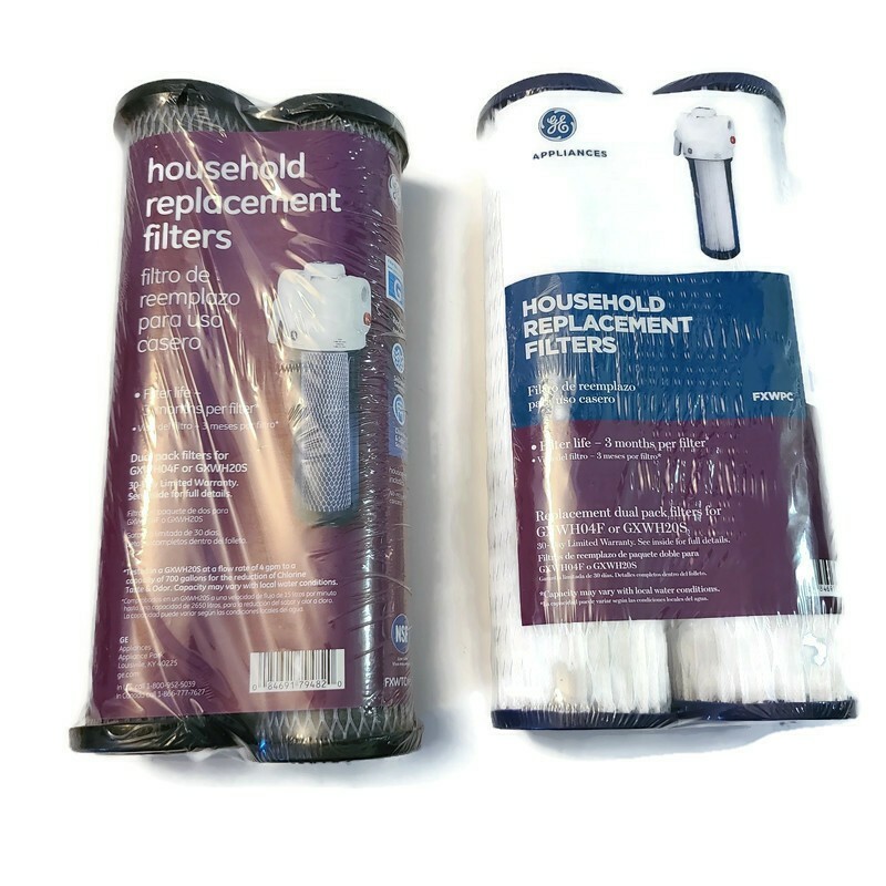 Lot Of 2 - GE Universal Whole House Replacement Water Filter Cartridge GXWFH04F