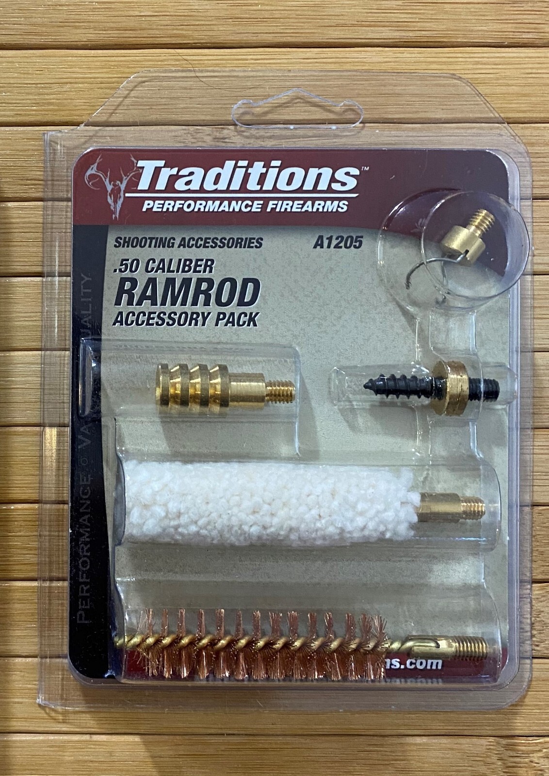 Muzzleloader Accessories, Traditions .50 Caliber Ramrod Accessory Pack