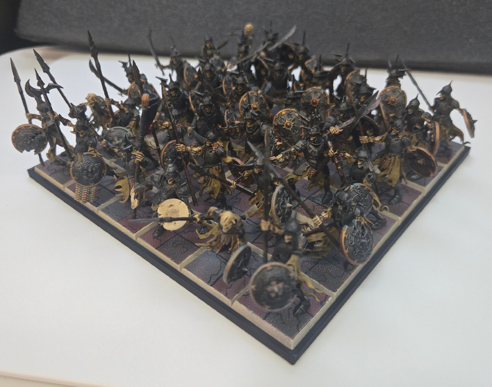 Infantry Movement Tray, 6x6 Formation, 25x25mm