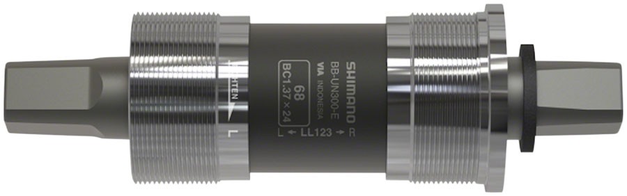 Shimano BBUN300E Bottom Bracket English 68x122.5mm Square Taper E-Type Front Der