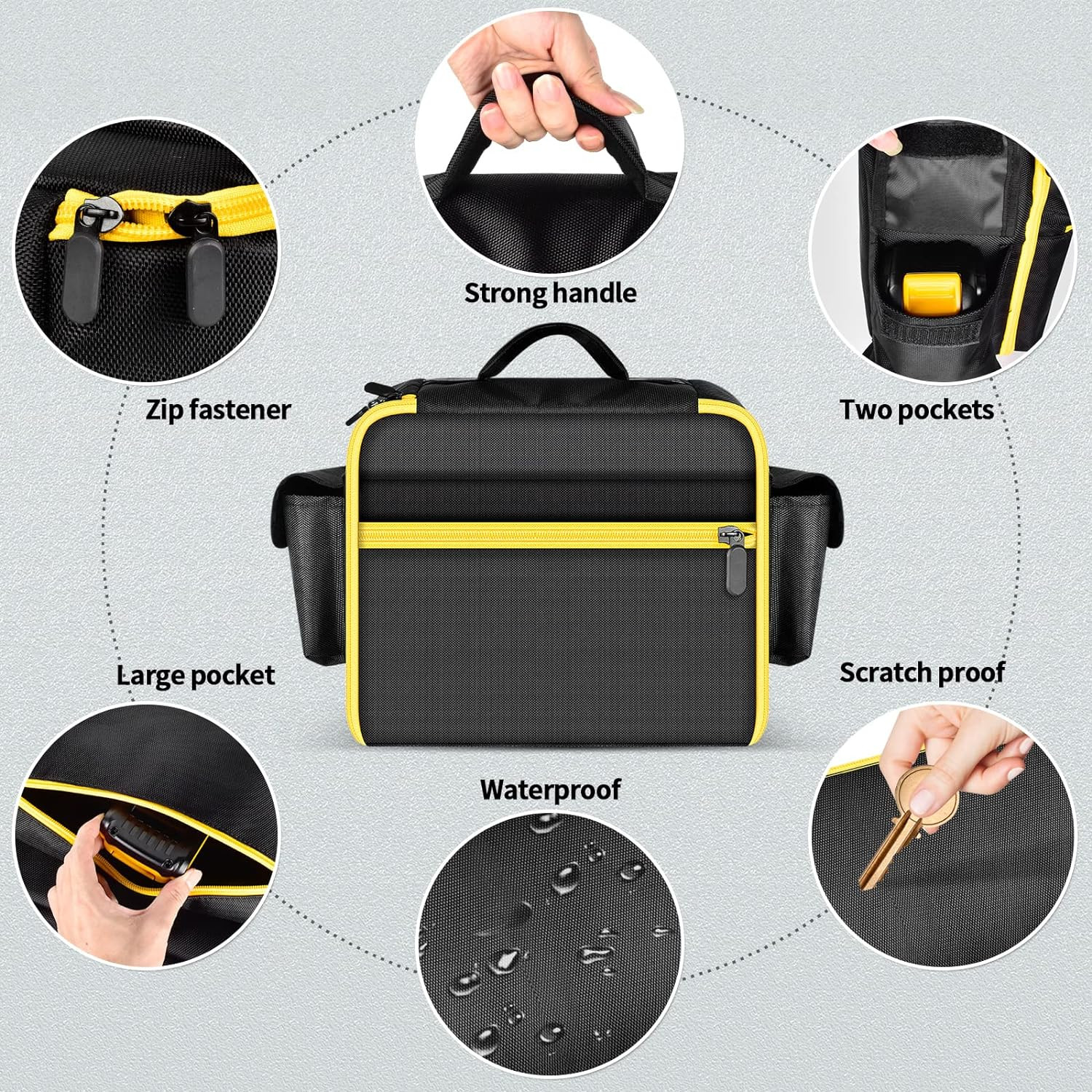 Air Compressor Bag Case Compatible with DEWALT 20V MAX Tire Inflator DCC020IB, C