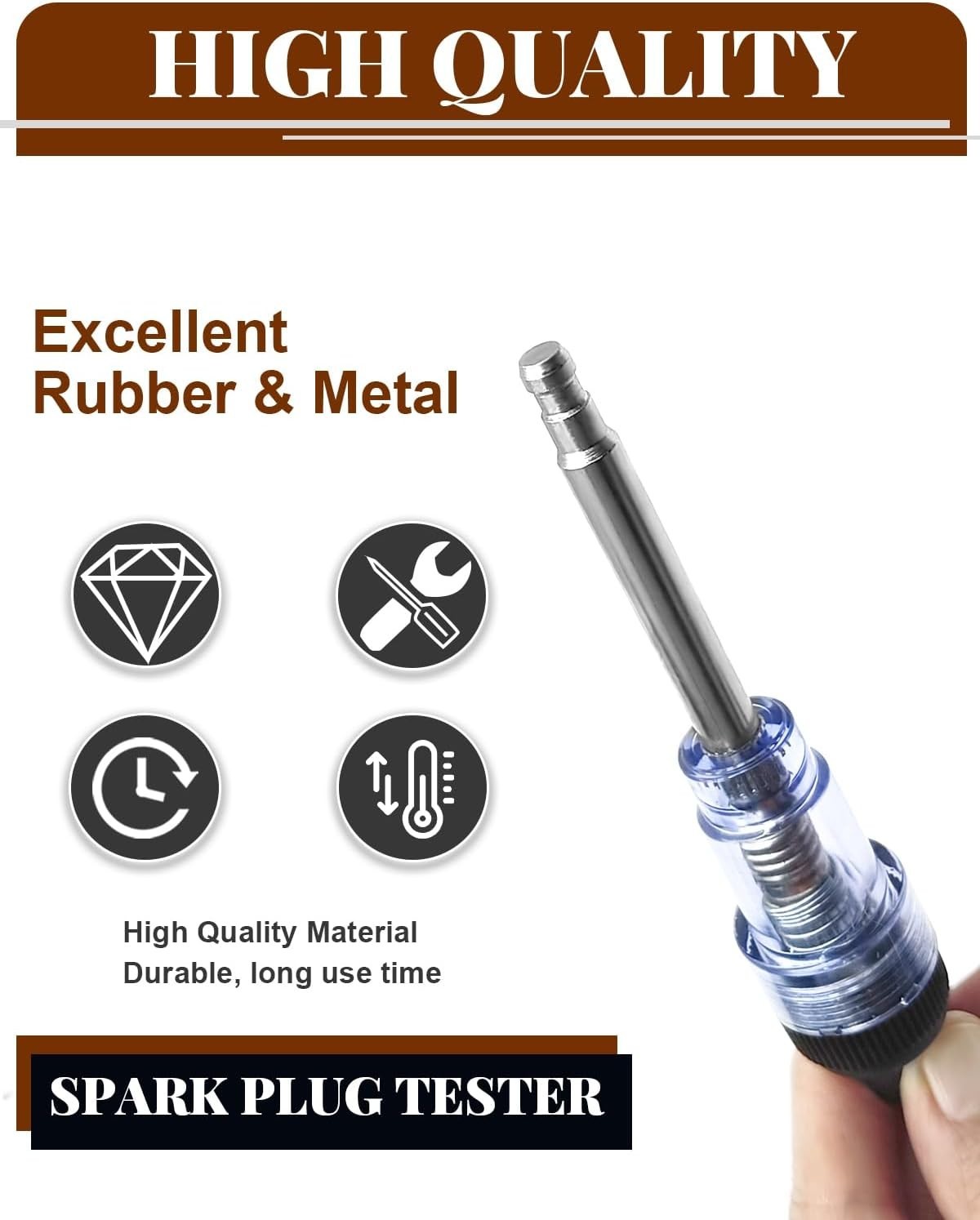 Professional Engine Ignition Tester - Rapid Visual Diagnosis for All Engines