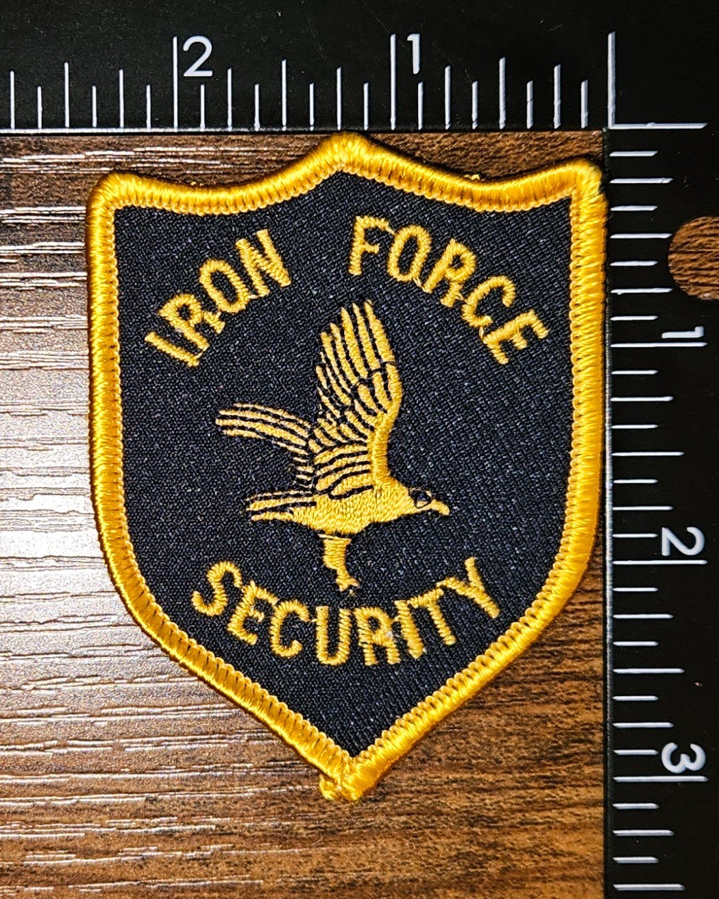 Iron Force Security Safety Shoulder Mini Patch