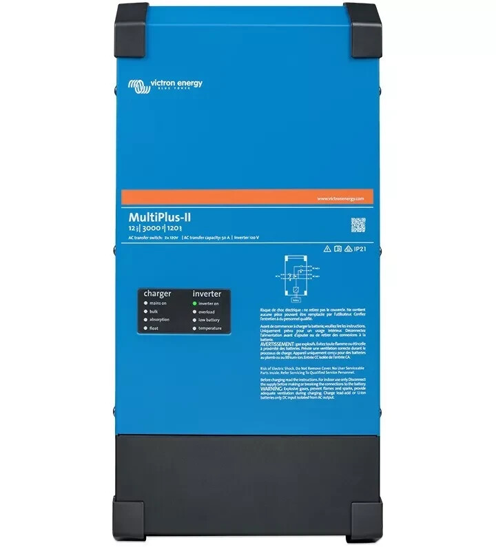 Victron Energy MultiPlus-II 12/3000/120-50 120V UL Inverter Charger PMP122305122