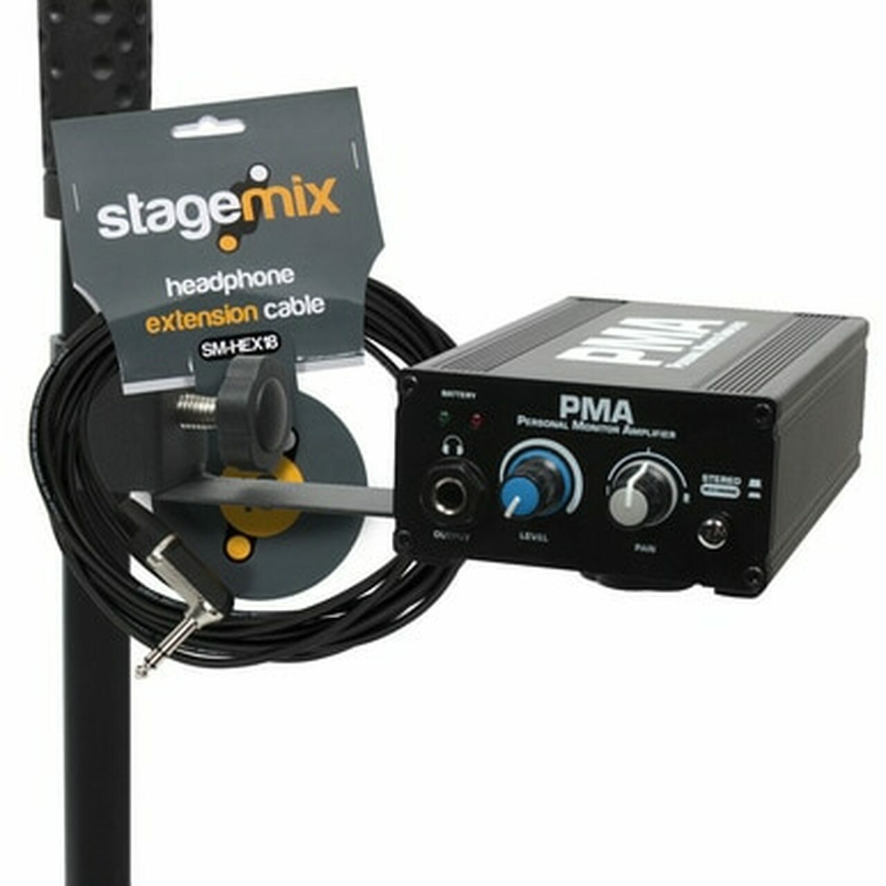2 Elite Core PMA Wired in ear Amp System with Cable 18 ft and Clamp Adapter