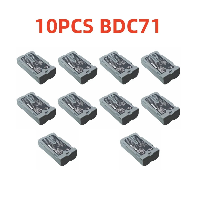 10PCS BDC71 Battery Li-ion Battery For Topcon GM-52 Total Station 7.2V 2993mAh