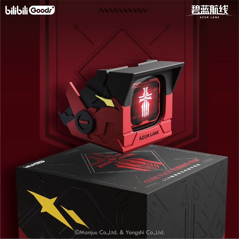Anime Azur Lane Bluetooth Earphones LCD Touch Screen L-Shape Wireless Headphones