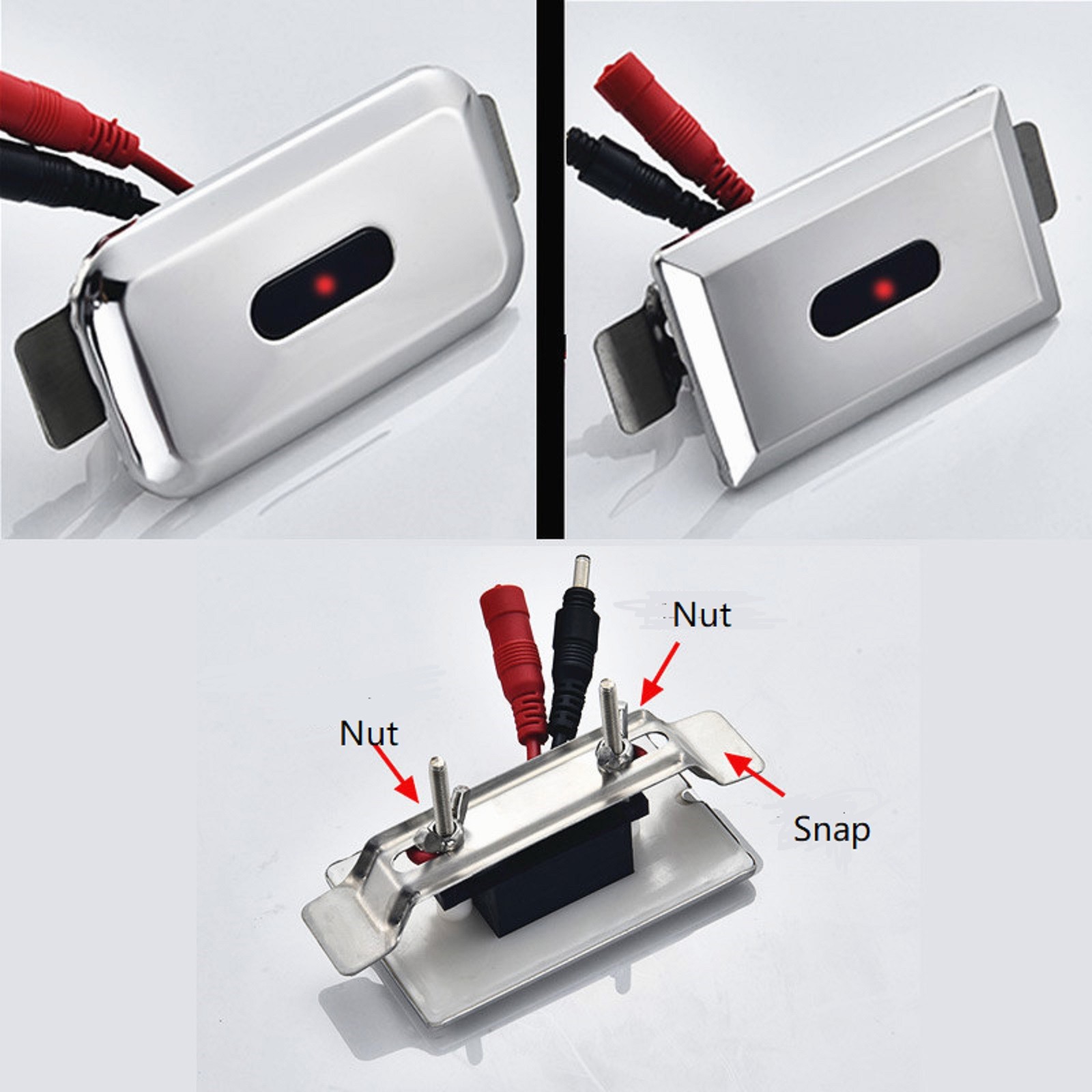 Automatic Sensor Urinal Flush Valve Bathroom Flusher electromagnetic flush valve