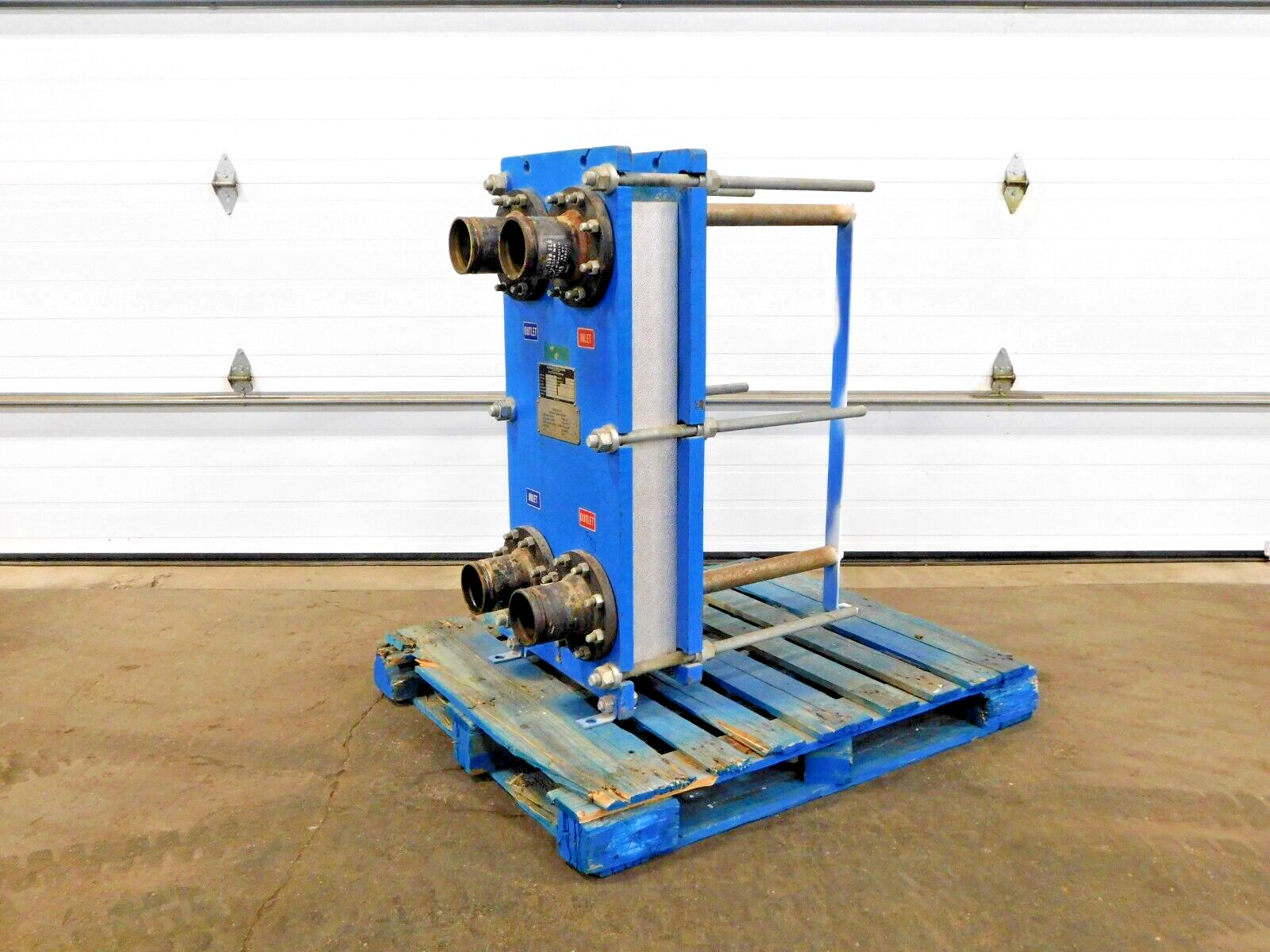 MO-5276, GRAHAM CORP. GP258 PLATE HEAT EXCHANGER. 304 SS. 111 SQ. FT. SURACE.