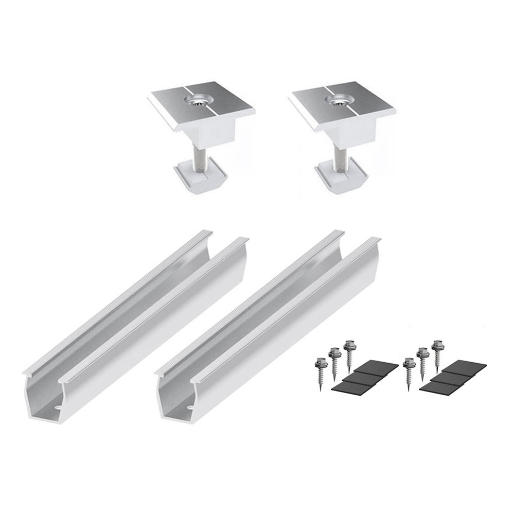 Solar Panel Mount Bracket Rails Clamp Fastening Module Mount Mounting PV5846