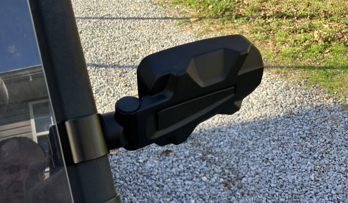 Heavy Duty Aluminum UTV Side View Mirrors Set 2" Roll Cage Commander Mule Teryx