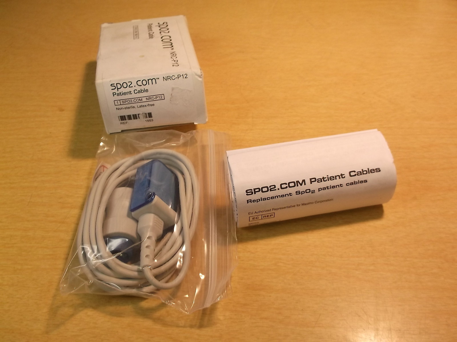 NEW PATIENT CABLE SPO2 NRC-P12 FREE SHIPPING