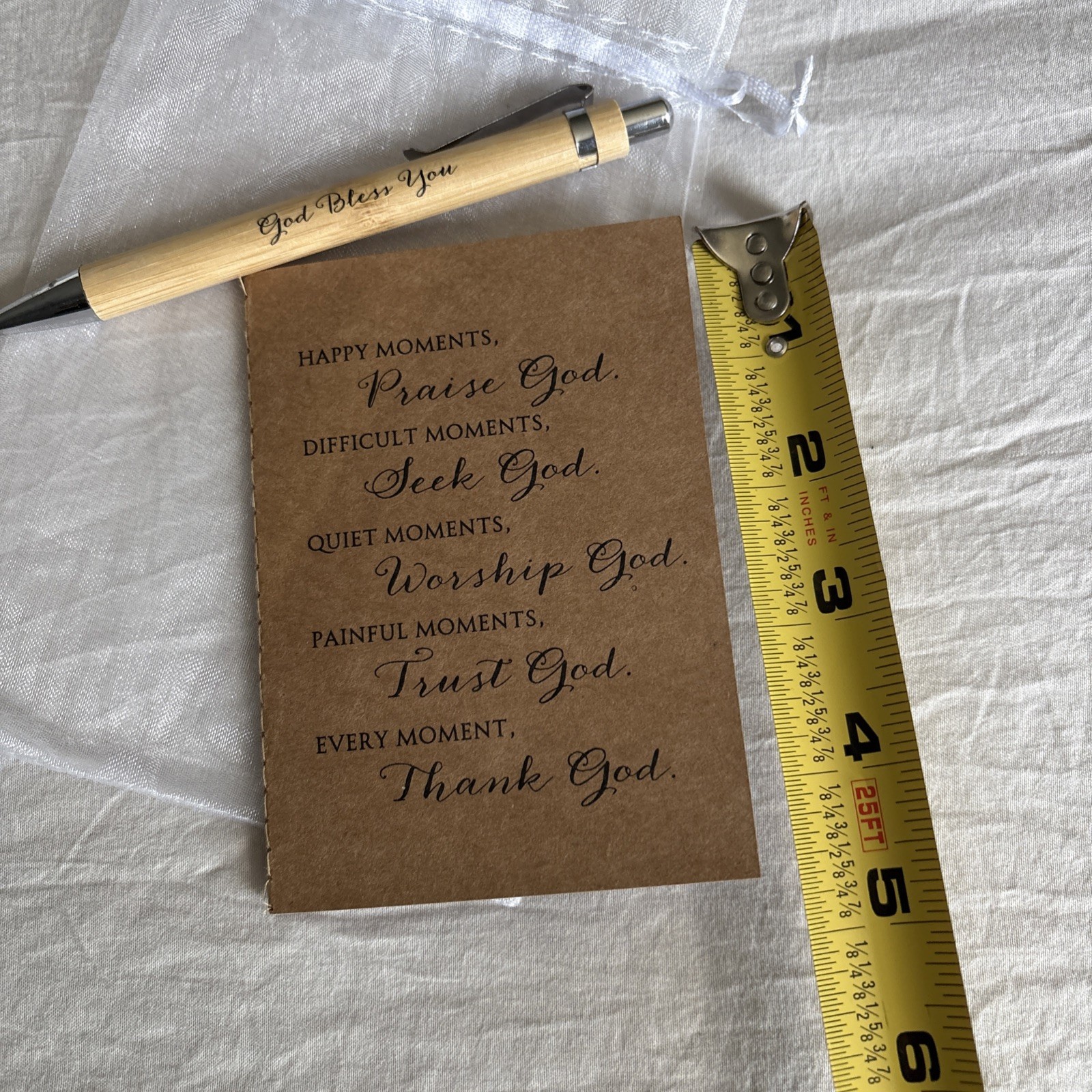 God bless You Pen And Little Note Pad