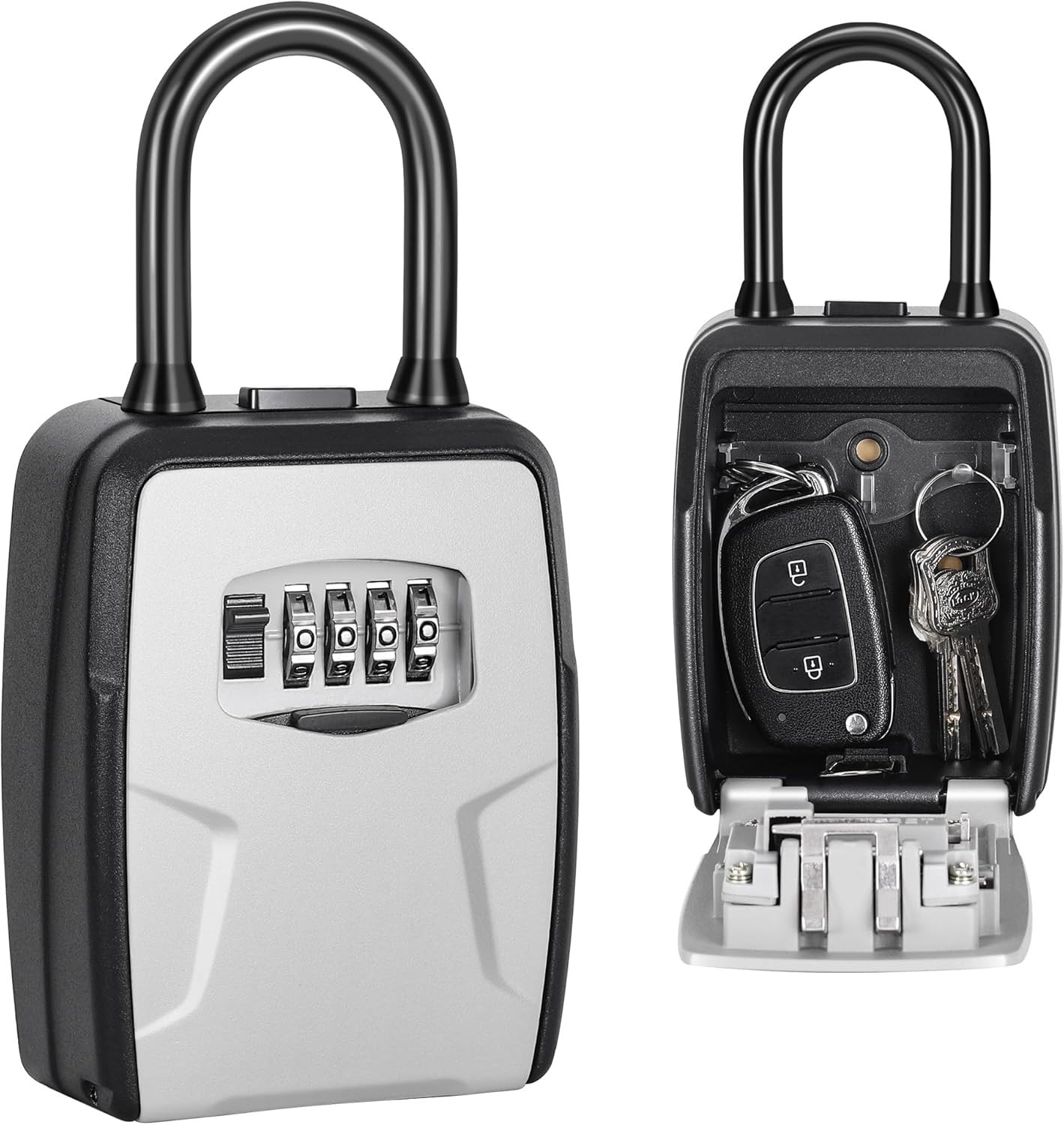 Caja de seguridad para llaves portátil, caja de seguridad para montar en la pare