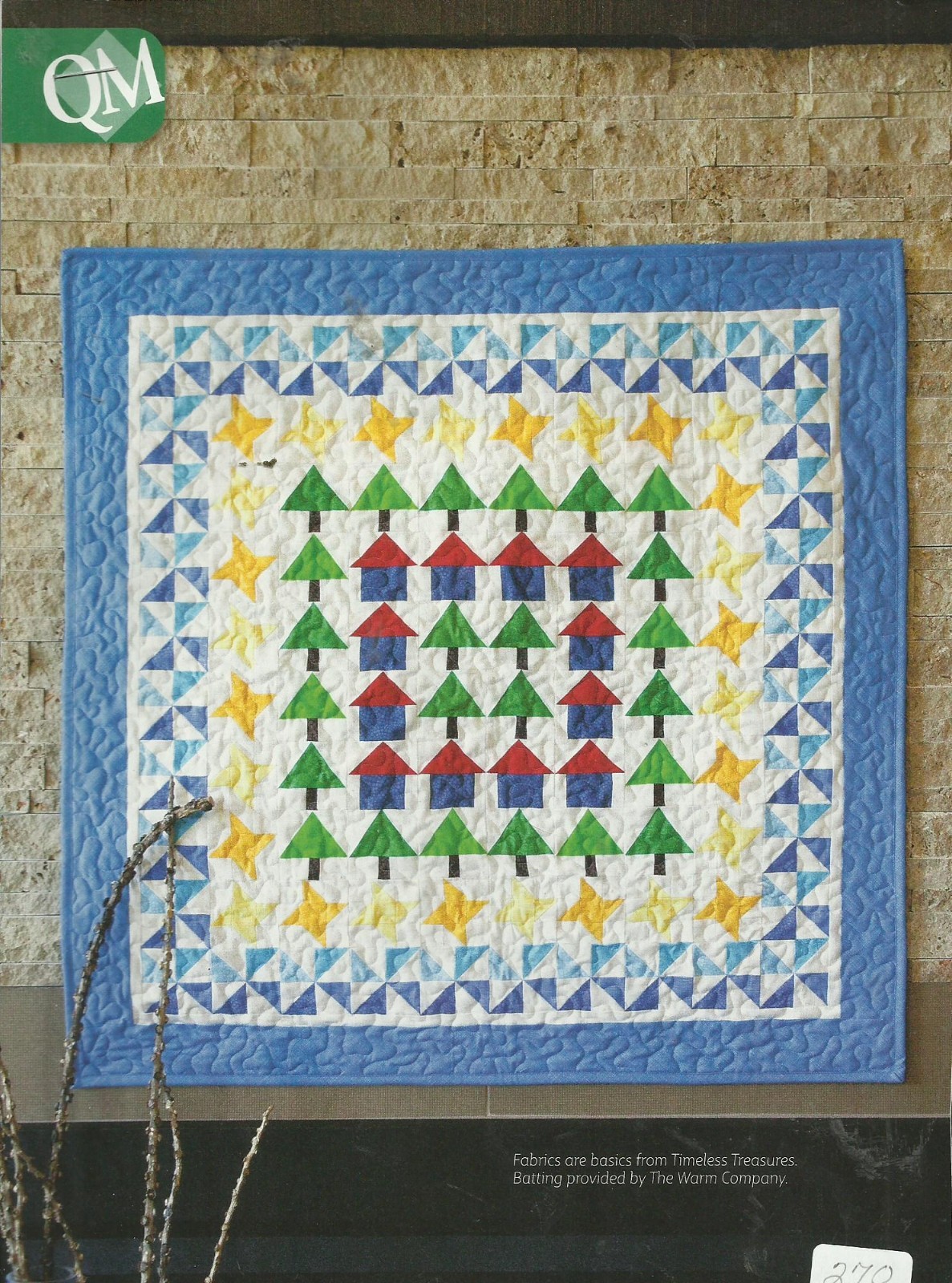 A0270 BITTY FOREST WALLHANGING QUILT PATTERN/INSTRUCTIONS