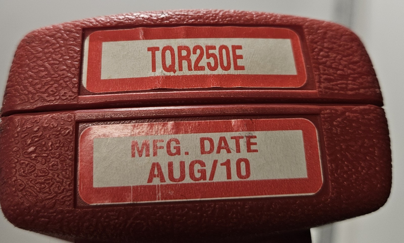 Snap On Torque Wrench CASE ONLY TQR250E Red