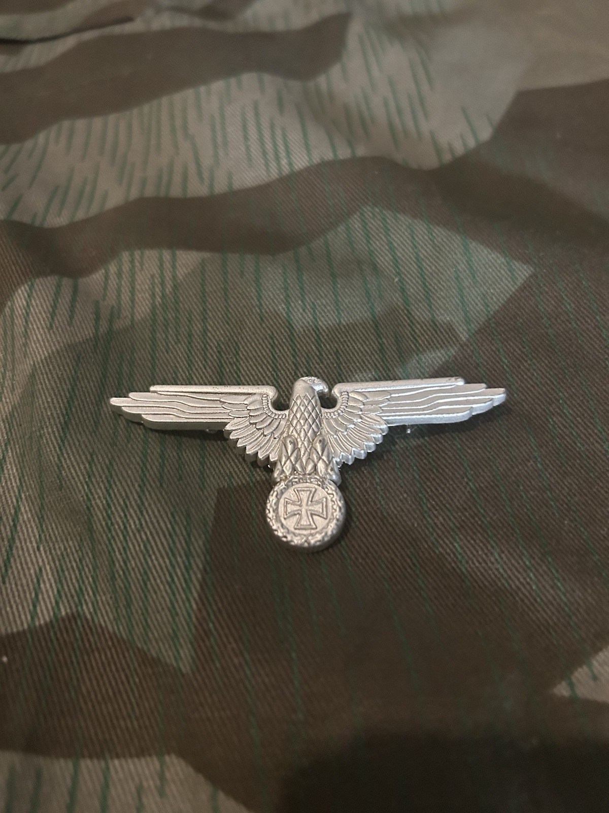 WWII German Army Eagle Medal WW2 Germany Iron Cross Badge Military Cap Hat Pins