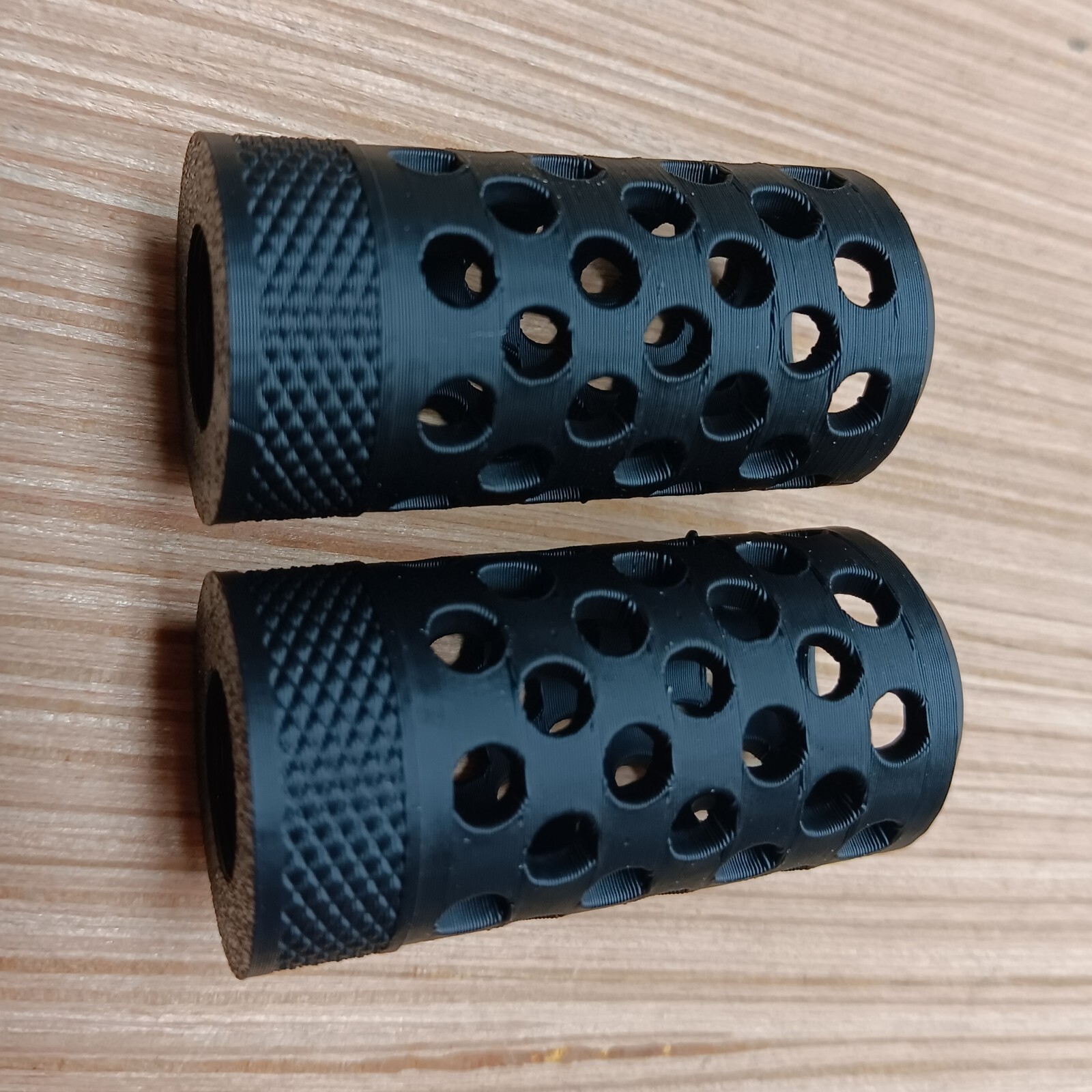 Airsoft AAP-01 Pistol Decorative Muzzle Brake "Swiss Cheese" (Two Pack)