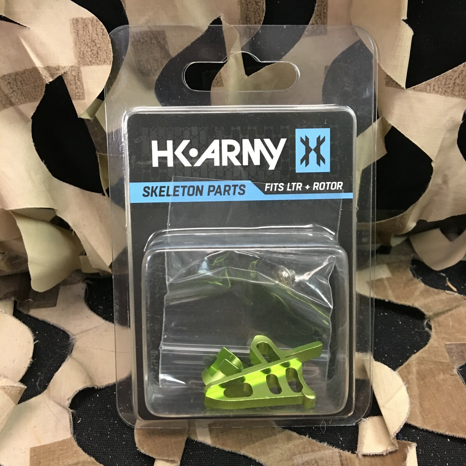 NEW HK Army Rotor/LTR Skeleton Power Button & Release Trigger Kit - Green