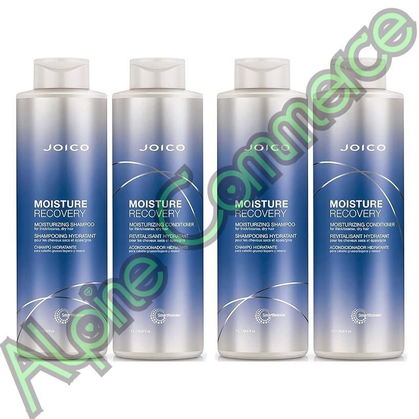 *2-Pairs* Joico Moisture Recovery Shampoo & Conditioner 33.8 Oz Dry Hair 2564536