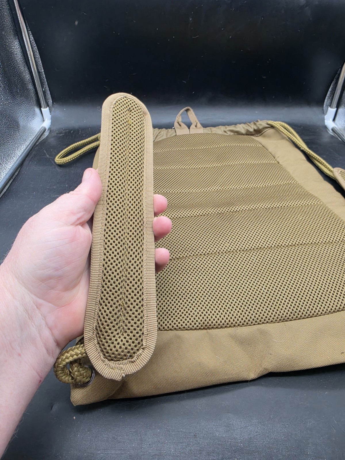 Highland Tactical Back Pack Bag with Drawstring Mesh Shoulder Straps
