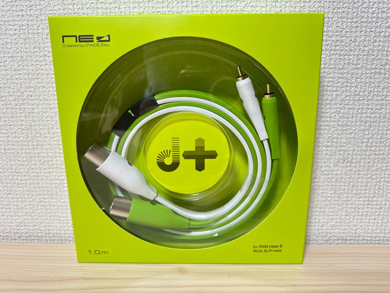 OYAIDE d+RXM class B/1.0 audio cable XLR male to RCA male 1.0m NEW