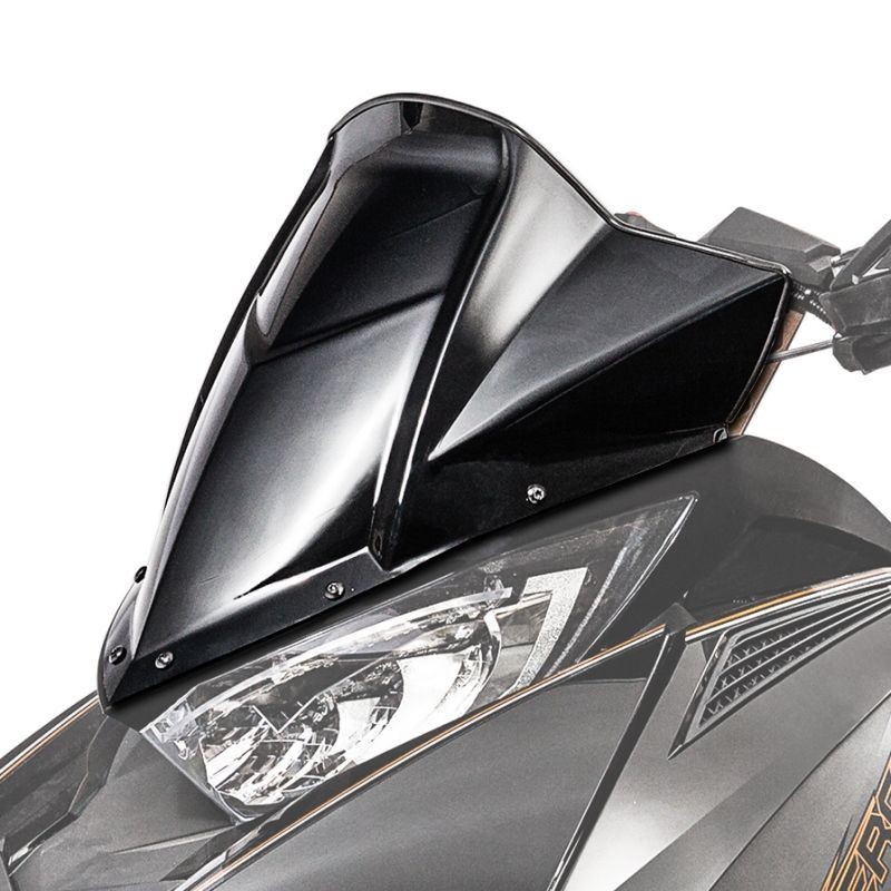 Arctic Cat SNOWMOBILE Mid Performance Windshield - Black 7606-539