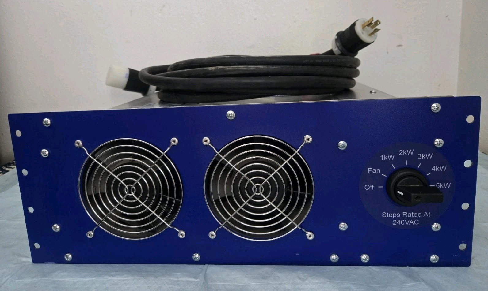 Mosebach 48Sauer 1k/2k/3k/4k/5k Variable Step Load Bank 240v 1 Phase Fan Cooled