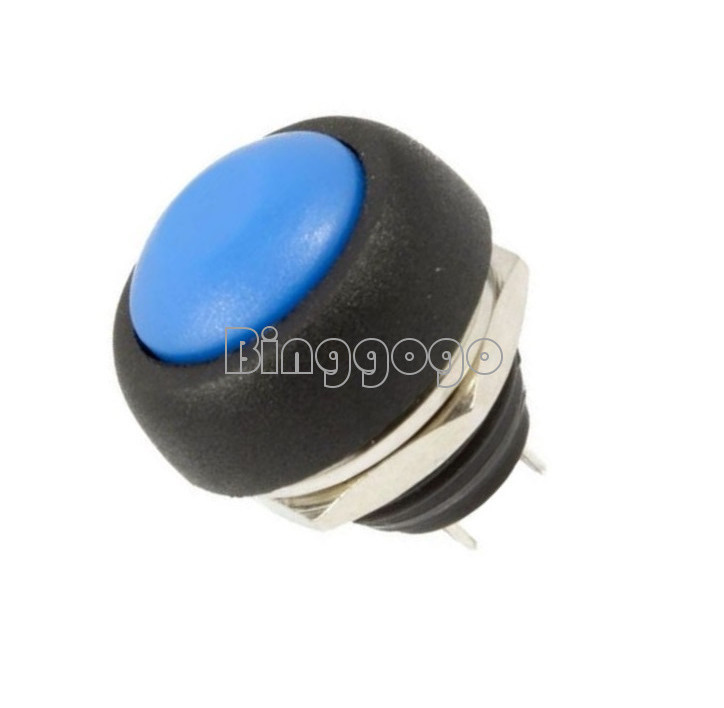 2/5pcs 6 colors 12mm mini round switch waterproof momentary on/off push button