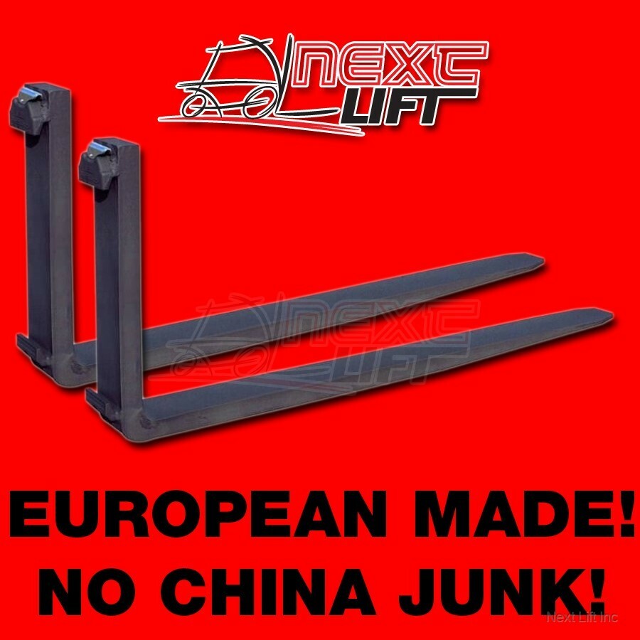 NEW CLASS II 60" FORKS 1-1/2 X 4 X 60 CL2 PAIR 1.5 2 SET FORKLIFT