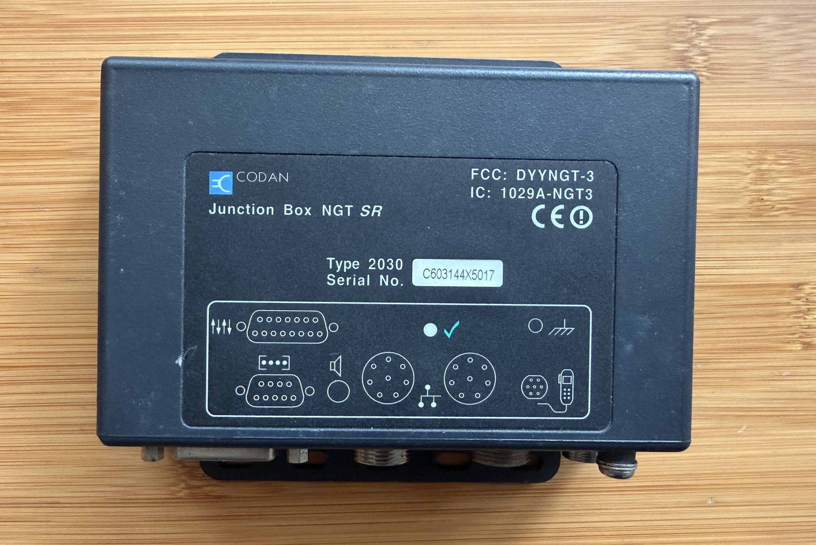 Codan NGT SR Audio Junction Box 2030 04-03201 08-05470 Test passed