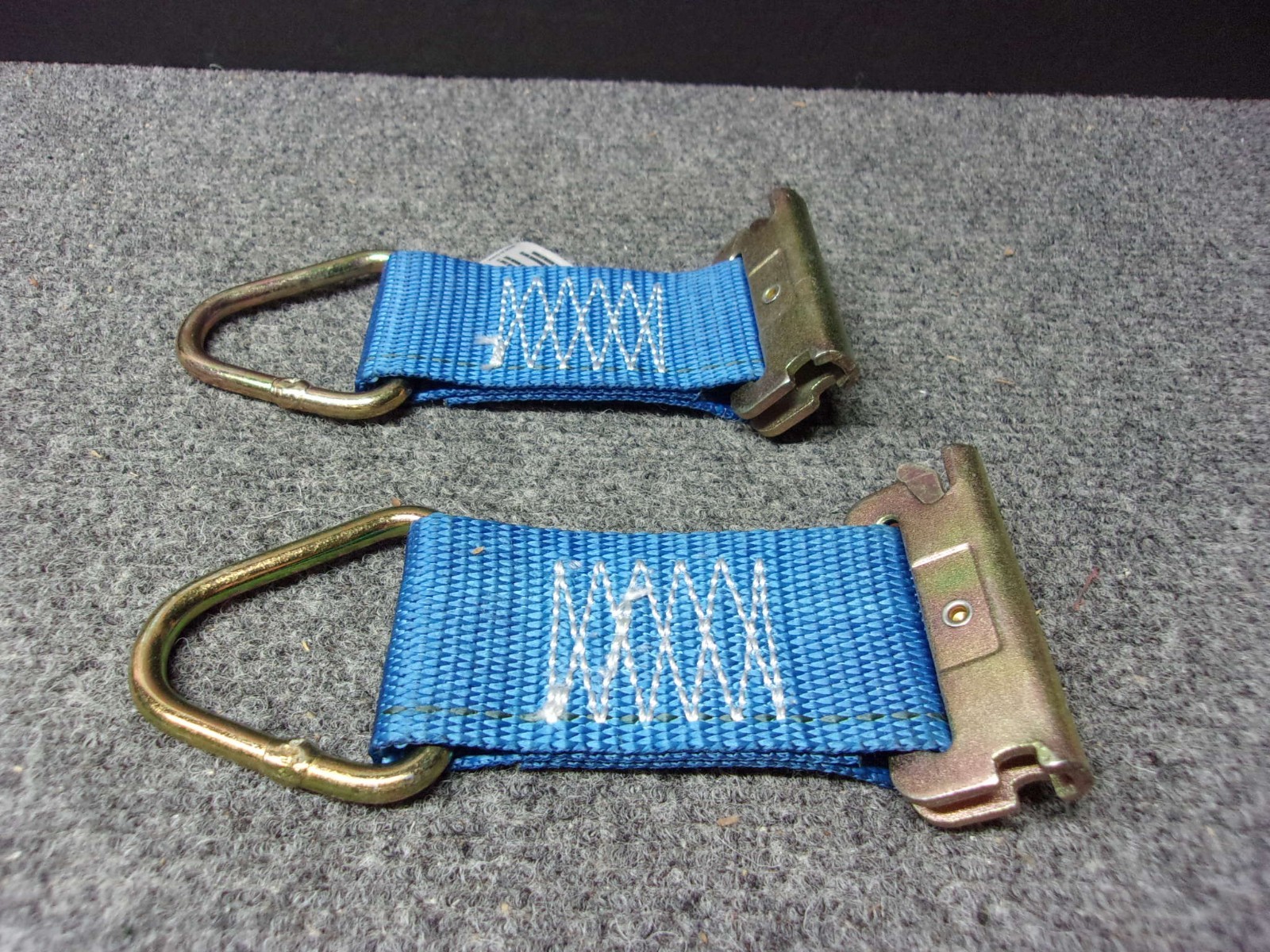 2 Pack E-Track 2"X 6" Strap With D-Ring Truck Cargo Control Tie Down