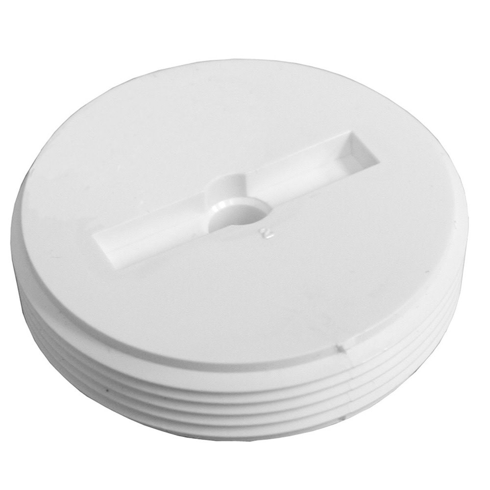 Jones Stephens P49015 1-1/2 PVC Countersunk Cleanout PLUG - White