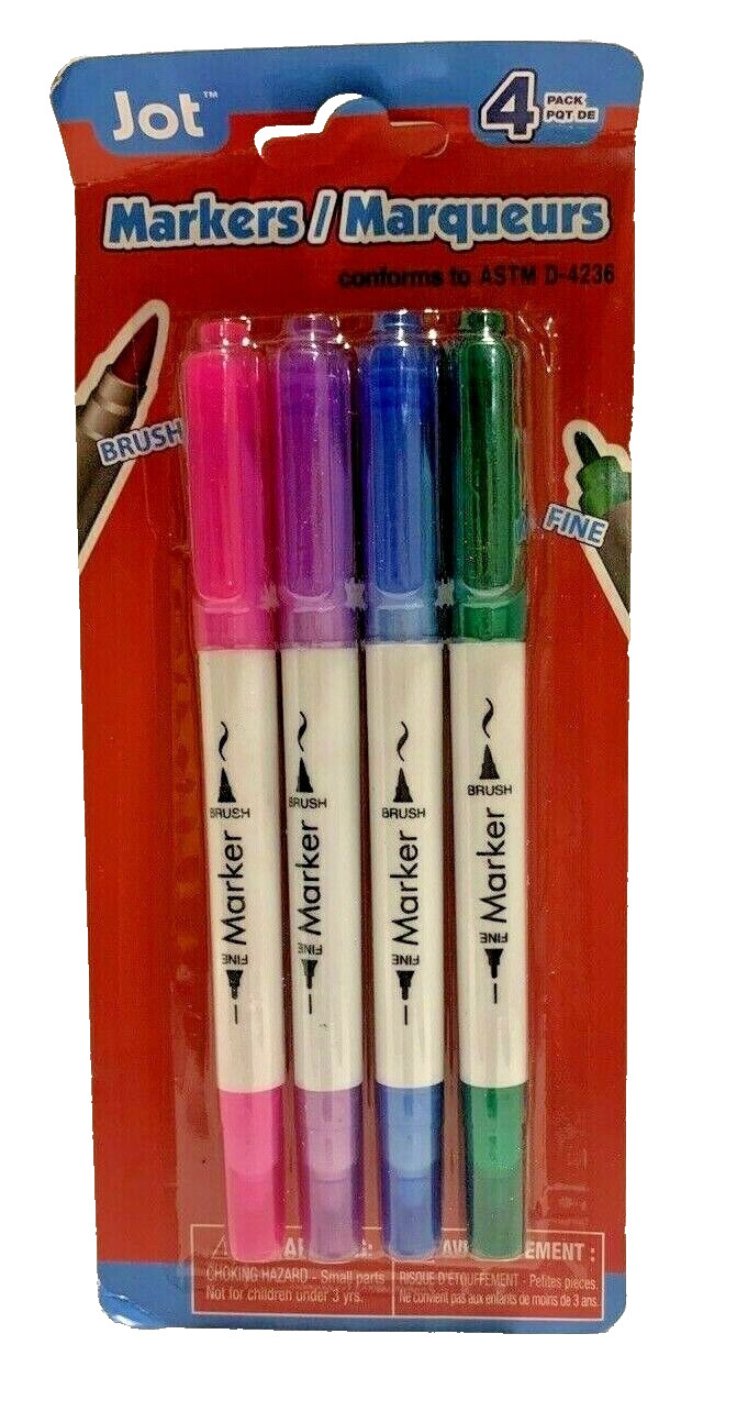 Rainbow Clipboard Small 3 Hole Punch 4 Pk Markers