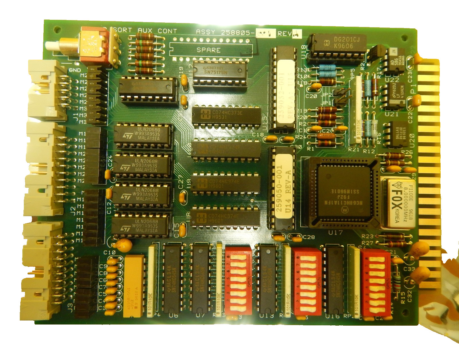 Electroglas 258805-001 Cold Sort AUX CONT PCB Card 4085X Horizon Used Working